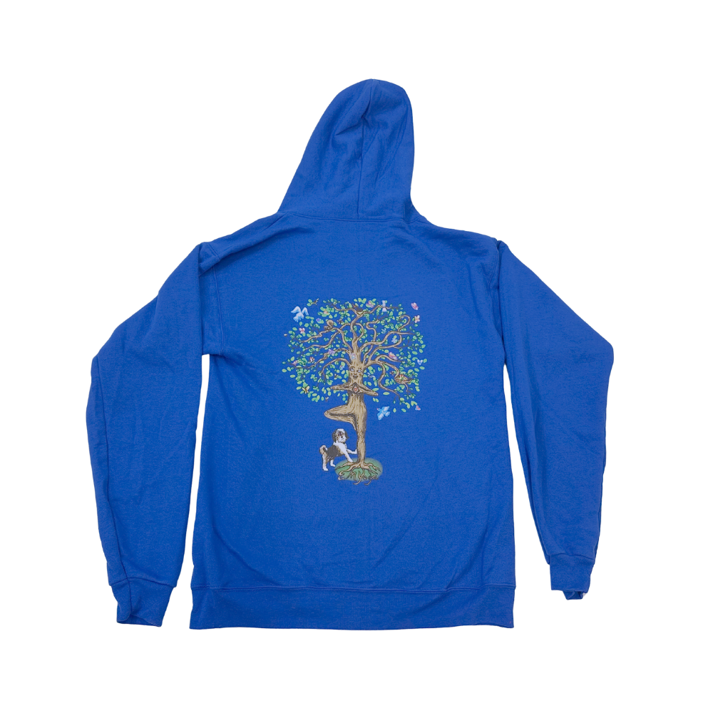 Deep Royal Emee Ecosmart Cotton/Poly Zip Up Hoodie