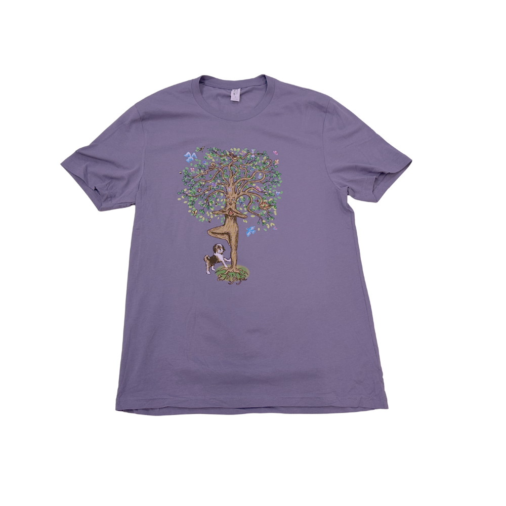 Cosmic Purple Emee Organic Cotton Unisex T-Shirts
