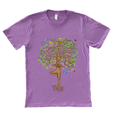 Eggplant Emee  Organic Cotton Unisex "T-Shirts"