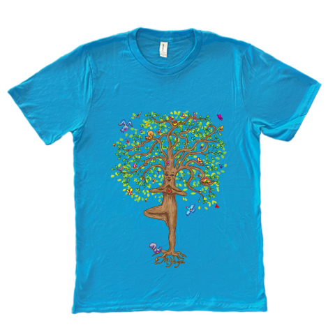 Malibu Blue Emee Organic Cotton Unisex "T-Shirts"